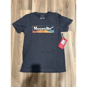 Moose jaw T-shirt Women's Large Mountaineering Gray Soft Cotton